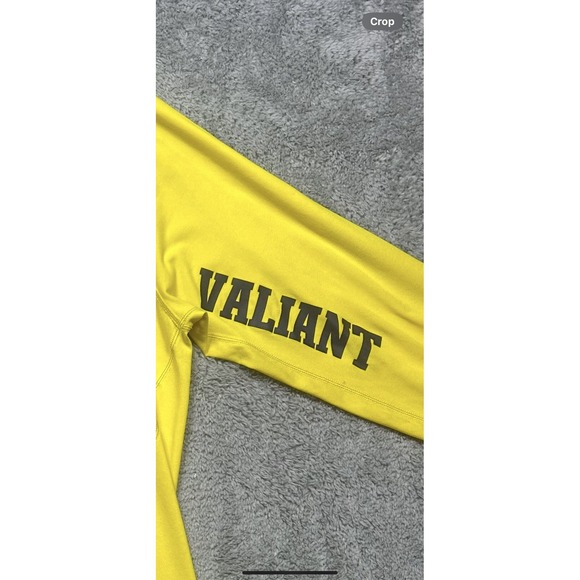 Adidas MICHIGAN Wolverines Climalite Long Sleeve Shirt Mens L Yellow Valiant Vic - Picture 7 of 12